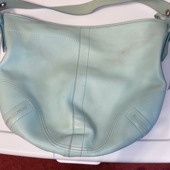 Coach Bags Coach Soft Smooth Leather Soho Hobo Baby Blue Shoulder